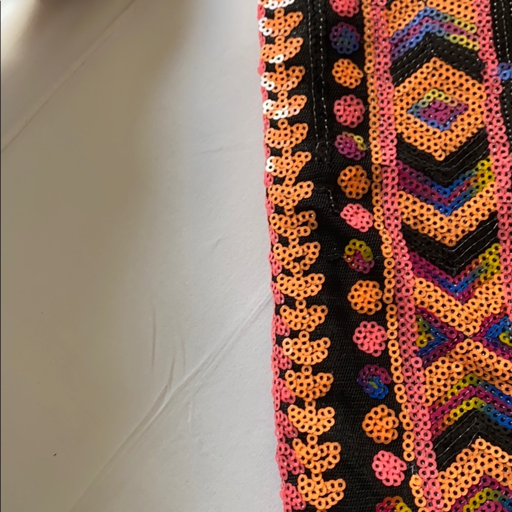 Multicolor Sequin Clutch - image 5